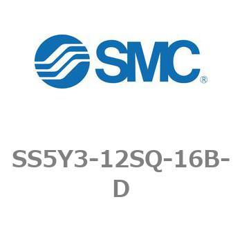 5ポートソレノイドバルブ用マニホールドベース SY3000シリーズ SS5Y3-12SQ SMC