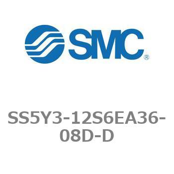 5ポートソレノイドバルブ用マニホールドベース SY3000シリーズ SS5Y3-12S6EA36 SMC