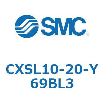 デュアルロッドシリンダ (CXSL10-2～) SMC