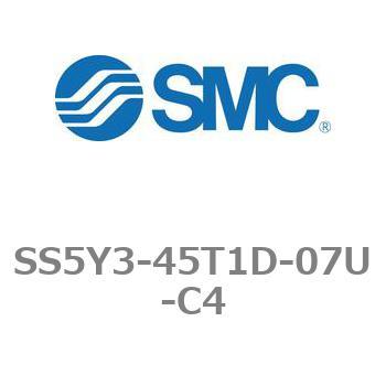 5ポートソレノイドバルブ用マニホールドベース SY3000シリーズ SS5Y3-45T1D SMC