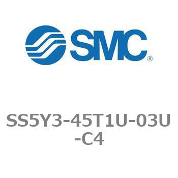 5ポートソレノイドバルブ用マニホールドベース SY3000シリーズ SS5Y3-45T1U SMC