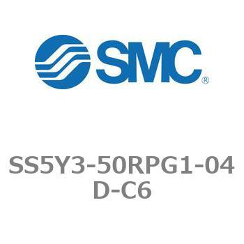 5ポートソレノイドバルブ用マニホールドベース SY3000シリーズ SS5Y3-50RPG1 SMC