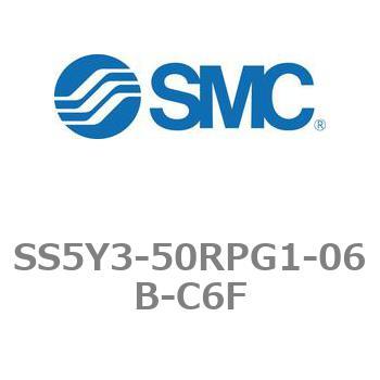5ポートソレノイドバルブ用マニホールドベース SY3000シリーズ SS5Y3-50RPG1 SMC