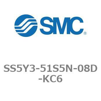 5ポートソレノイドバルブ用マニホールドベース SY3000シリーズ SS5Y3-51S5N SMC