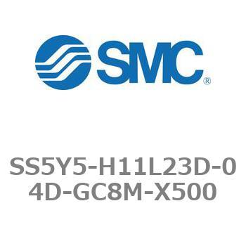 5ポートソレノイドバルブ用マニホールドベース SY5000シリーズ SS5Y5-H11L23D SMC