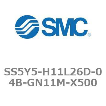 5ポートソレノイドバルブ用マニホールドベース SY5000シリーズ SS5Y5-H11L26D SMC