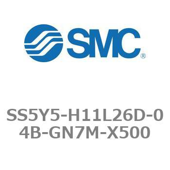 5ポートソレノイドバルブ用マニホールドベース SY5000シリーズ SS5Y5-H11L26D SMC