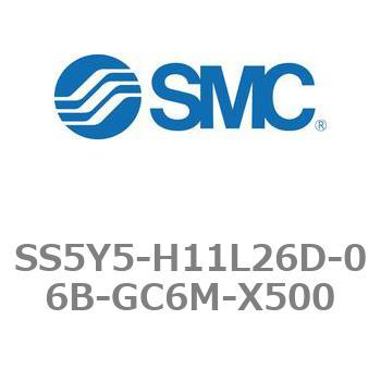 5ポートソレノイドバルブ用マニホールドベース SY5000シリーズ SS5Y5-H11L26D SMC