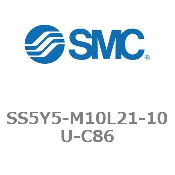 5ポートソレノイドバルブ用マニホールドベース SY5000シリーズ SS5Y5-M10L21 SMC