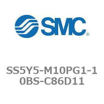 5ポートソレノイドバルブ用マニホールドベース SY5000シリーズ SS5Y5-M10PG1 SMC