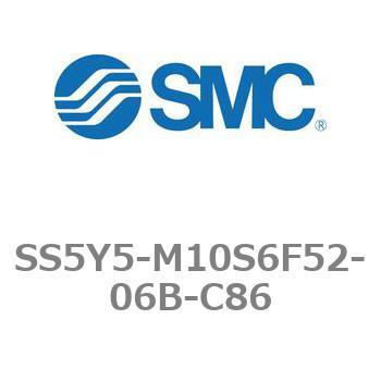 5ポートソレノイドバルブ用マニホールドベース SY5000シリーズ SS5Y5-M10S6F52 SMC