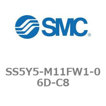 5ポートソレノイドバルブ用マニホールドベース SY5000シリーズ SS5Y5-M11FW1 SMC