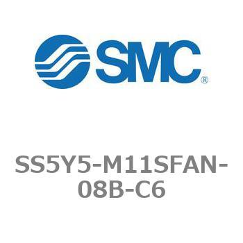 5ポートソレノイドバルブ用マニホールドベース SY5000シリーズ SS5Y5-M11SFAN - SMC