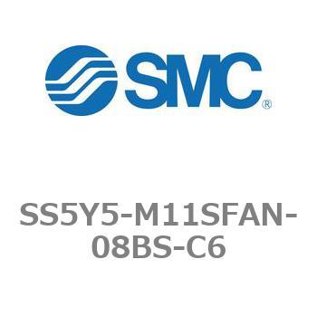 5ポートソレノイドバルブ用マニホールドベース SY5000シリーズ SS5Y5-M11SFAN - SMC
