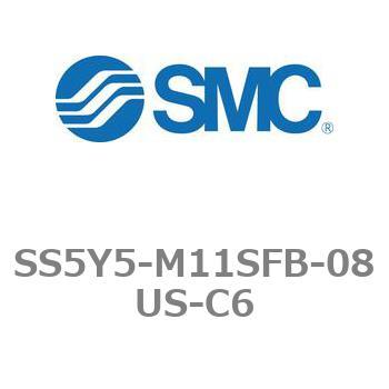 5ポートソレノイドバルブ用マニホールドベース SY5000シリーズ SS5Y5-M11SFB SMC