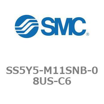5ポートソレノイドバルブ用マニホールドベース SY5000シリーズ SS5Y5-M11SNB SMC