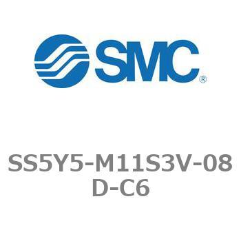 5ポートソレノイドバルブ用マニホールドベース SY5000シリーズ SS5Y5-M11S3V SMC