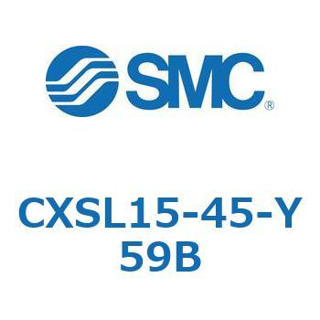 デュアルロッドシリンダ (CXSL15-4～) SMC