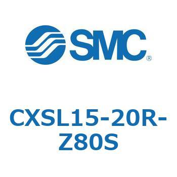 デュアルロッドシリンダ (CXSL15-2～) SMC
