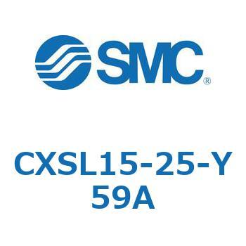 デュアルロッドシリンダ (CXSL15-2～) SMC