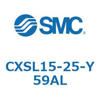 デュアルロッドシリンダ (CXSL15-2～) SMC
