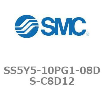 5ポートソレノイドバルブ用マニホールドベース SY5000シリーズ SS5Y5-10PG1 SMC