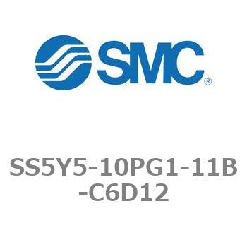 5ポートソレノイドバルブ用マニホールドベース SY5000シリーズ SS5Y5-10PG1 SMC