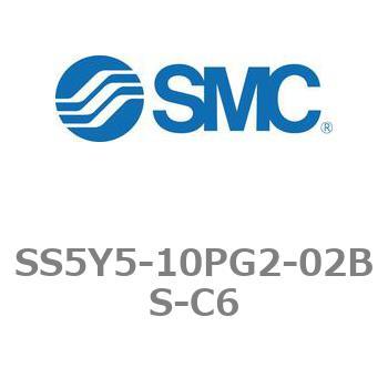 5ポートソレノイドバルブ用マニホールドベース SY5000シリーズ SS5Y5-10PG2 SMC