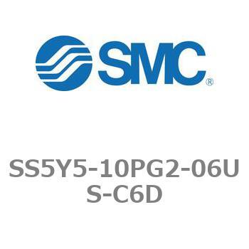 5ポートソレノイドバルブ用マニホールドベース SY5000シリーズ SS5Y5-10PG2 SMC