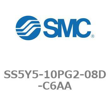 5ポートソレノイドバルブ用マニホールドベース SY5000シリーズ SS5Y5-10PG2 SMC