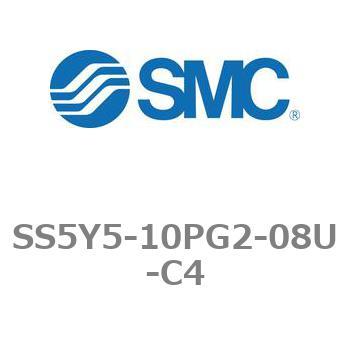 5ポートソレノイドバルブ用マニホールドベース SY5000シリーズ SS5Y5-10PG2 SMC