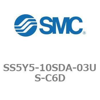 5ポートソレノイドバルブ用マニホールドベース SY5000シリーズ SS5Y5-10SDA SMC