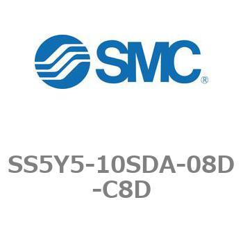 5ポートソレノイドバルブ用マニホールドベース SY5000シリーズ SS5Y5-10SDA SMC