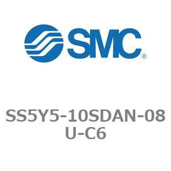 5ポートソレノイドバルブ用マニホールドベース 新入荷 現品 流行 SY5000シリーズ SS5Y5-10SDAN
