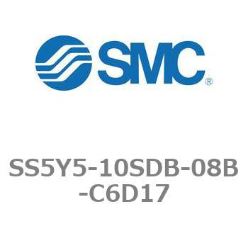 5ポートソレノイドバルブ用マニホールドベース SY5000シリーズ SS5Y5-10SDB SMC