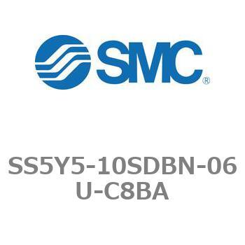 5ポートソレノイドバルブ用マニホールドベース SY5000シリーズ SS5Y5-10SDBN