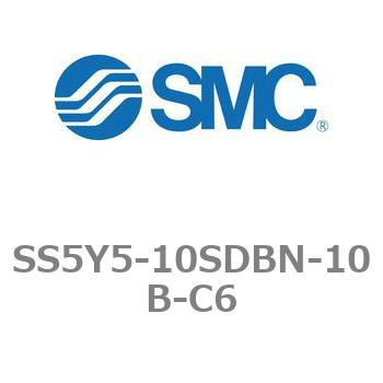 5ポートソレノイドバルブ用マニホールドベース SY5000シリーズ SS5Y5-10SDBN SMC