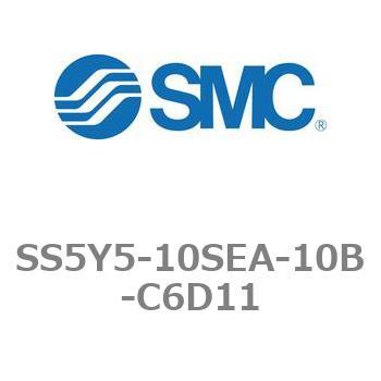 5ポートソレノイドバルブ用マニホールドベース SY5000シリーズ SS5Y5-10SEA SMC