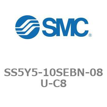 5ポートソレノイドバルブ用マニホールドベース SY5000シリーズ SS5Y5-10SEBN SMC