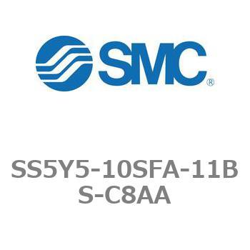 5ポートソレノイドバルブ用マニホールドベース SY5000シリーズ SS5Y5-10SFA SMC