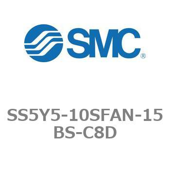 5ポートソレノイドバルブ用マニホールドベース SY5000シリーズ SS5Y5-10SFAN SMC