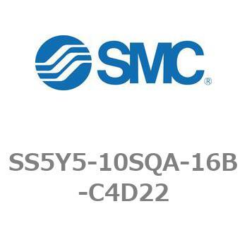 5ポートソレノイドバルブ用マニホールドベース SY5000シリーズ SS5Y5-10SQA SMC