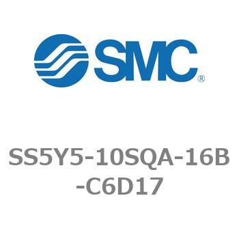 5ポートソレノイドバルブ用マニホールドベース SY5000シリーズ SS5Y5-10SQA SMC