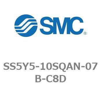 5ポートソレノイドバルブ用マニホールドベース SY5000シリーズ SS5Y5-10SQAN SMC