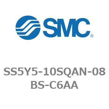 5ポートソレノイドバルブ用マニホールドベース SY5000シリーズ SS5Y5-10SQAN SMC