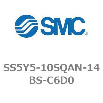 5ポートソレノイドバルブ用マニホールドベース SY5000シリーズ SS5Y5-10SQAN SMC