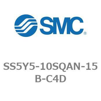 5ポートソレノイドバルブ用マニホールドベース SY5000シリーズ SS5Y5-10SQAN SMC