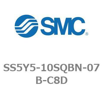 5ポートソレノイドバルブ用マニホールドベース SY5000シリーズ SS5Y5-10SQBN SMC