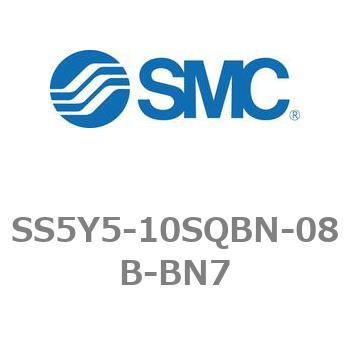 5ポートソレノイドバルブ用マニホールドベース SY5000シリーズ SS5Y5-10SQBN SMC