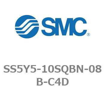 5ポートソレノイドバルブ用マニホールドベース SY5000シリーズ SS5Y5-10SQBN SMC
